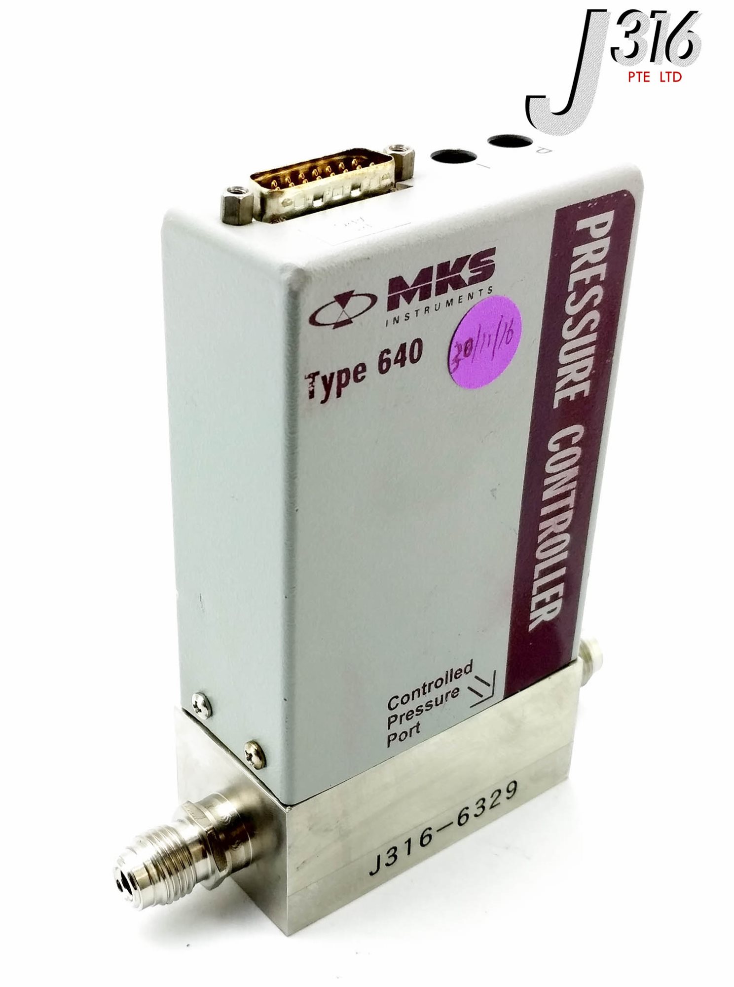 Régulateur De Pression MKS Instruments Type 640 - Référence 640A13TW2M52T - Neuf Avec Rapport D'essai